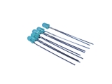 LED, blue, T1, hi-eff., pack of 5